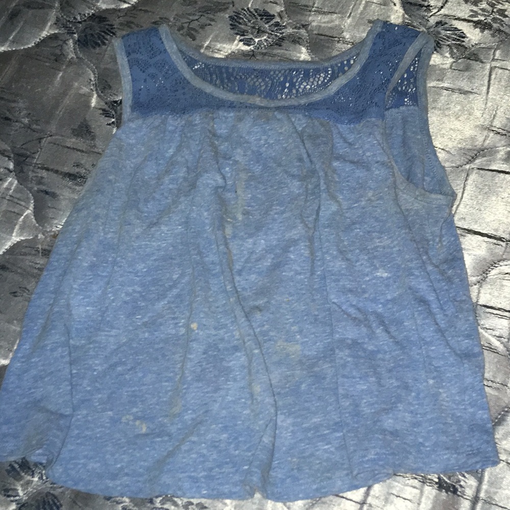 Blue Self Esteem tank top